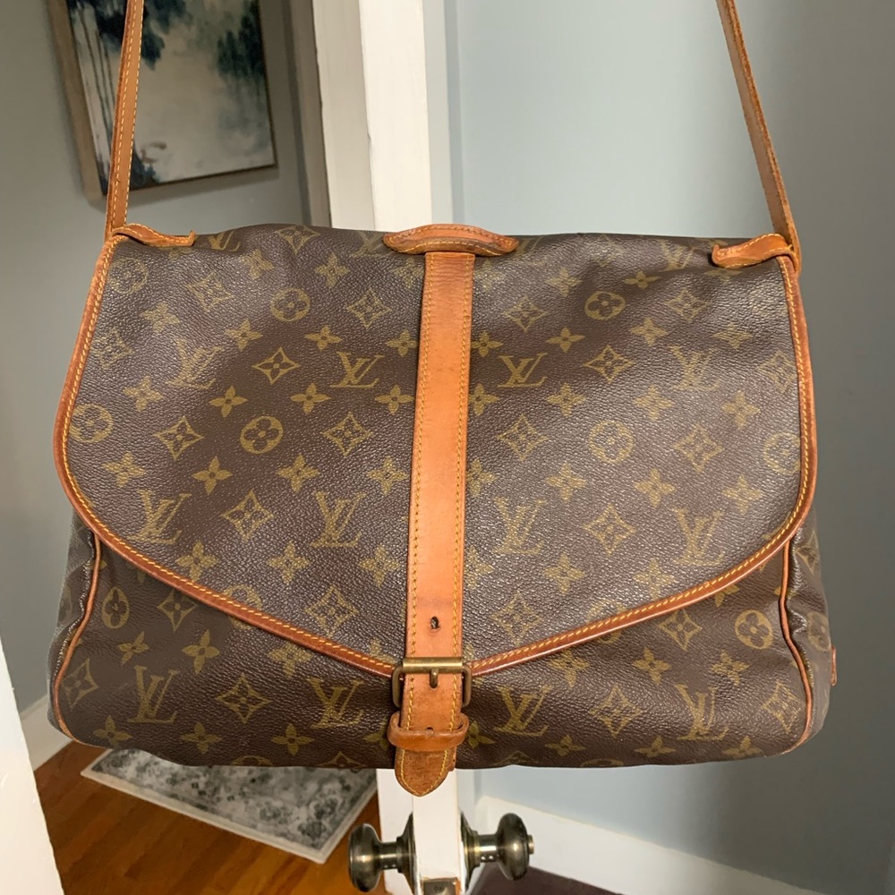 Louis Vuitton Brown Monogram Crossbody Bag